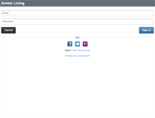 Tablet Screenshot of amishliving.com